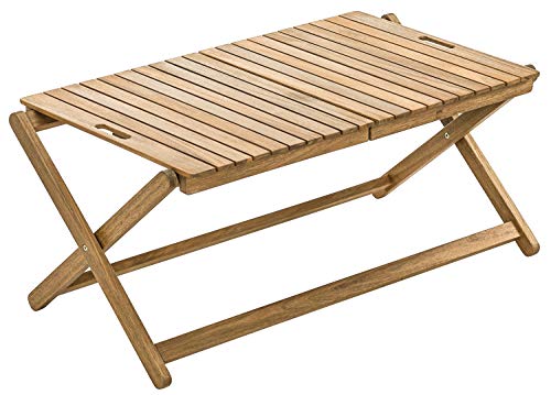 Dehner Tablett-Tisch Macao, ca. 90 x 50 x 38 cm, klappbar, FSC Akazienholz,...