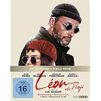 L&eacute;on - Der Profi: 4K Ultra HD Blu-ray + Blu-ray / Kinofassung + DC / Definitive Edition / Limited Steelbook