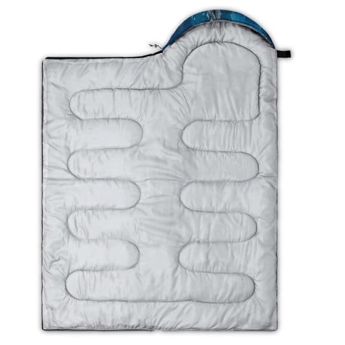 Bolsa de Dormir para Niños UEVBF con diseño temático playa, azul, impermeable y compacta para camping y senderismo miniatura 3