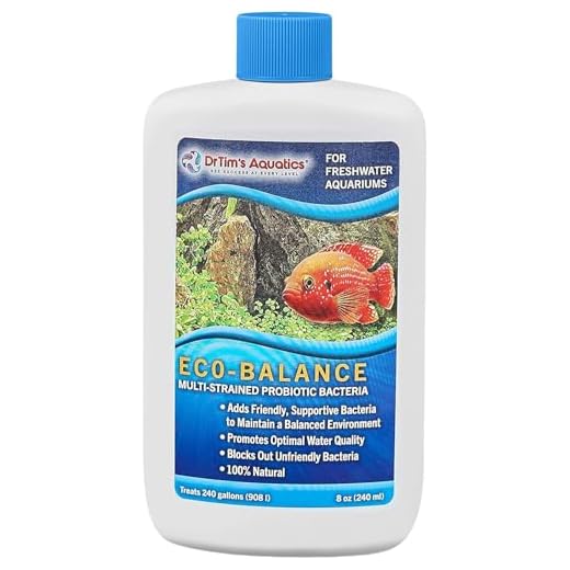 DrTim’s Aquatics Freshwater Eco-Balance Probiotic Solution – for Freshwater Fish Tanks, Aquariums – Block Unfriendly Organisms, Promote Optimal Water Quality – 100% Natural – 8 Oz.