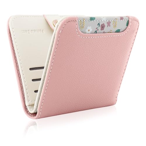 Pomelo Best Damen Geldbeutel Klein mit RFID-Schutz, Mini Portemonnaie aus Weichem PU-Leder, Stylisches Design mit Druck, leicht & praktisch für Alltag und Reise