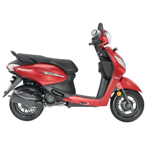 Image of Hero MotoCorp Pleasure+ 110 VX Drum Brake OBD2B MATTE RED Booking for Ex-Showroom Price