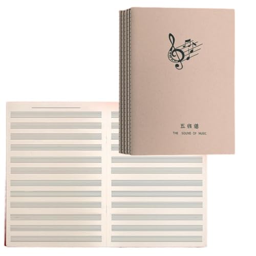 Cuaderno de práctica musical para el atril de piano y violín en clases de solfeo escolar
