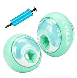 WYRIAZA Schwimmflügel mit 3 Unabhängigen Airbags Schwimmflügel ab 1 Jahr 2 Jahr Kinder 3-6 Jahre Komfortables Antirutsch-Design Schwimmhilfe Baby 6-20Kgs (S Grün)