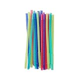 Tupperware Set of 20 Reusable Whistle Straws Blue Red Green Teal