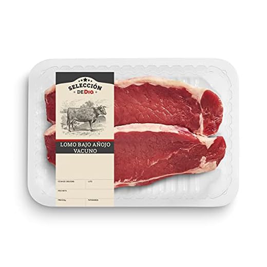 SELECCIÓN DE DIA entrecot de lomo bajo de vacuno bandeja (peso aprox. 420 gr)