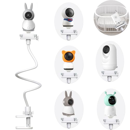 Image of Derebir Baby Camera Mount Stand Compatible with BOIFUN/TECGUUD/ieGeek Baby Monitor Flexible Baby Monitor Holder Shelf C,Baby Camera Stand More Safety(33.75 inch/Camera Not Included)
