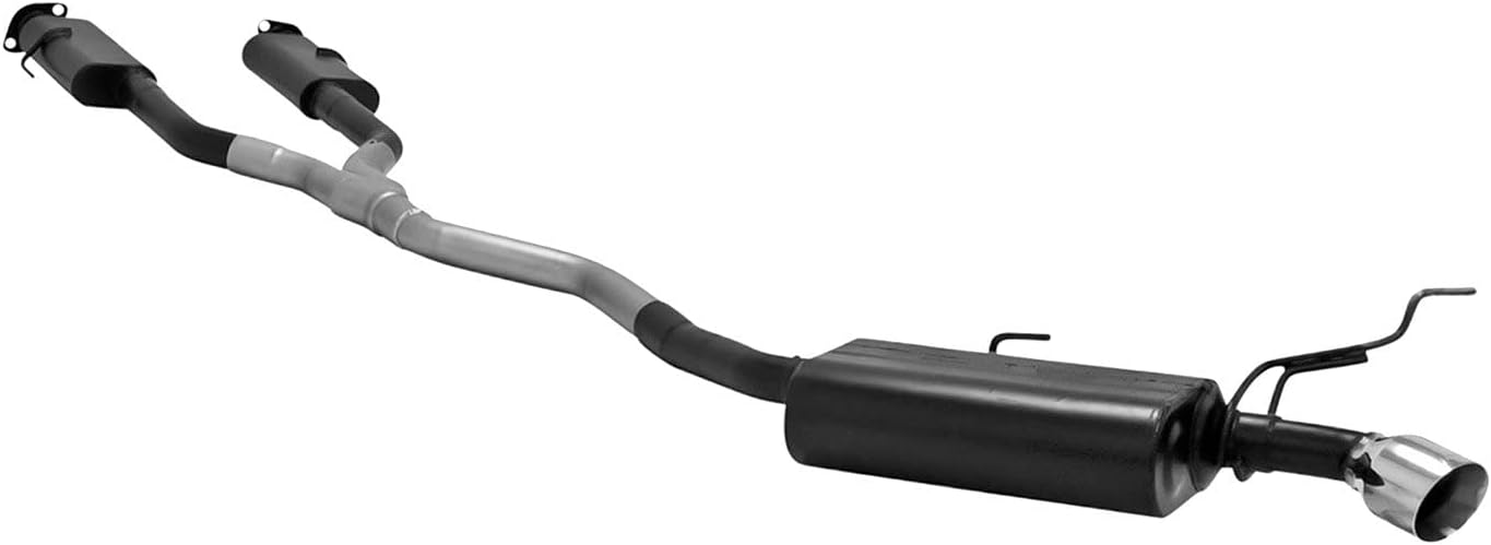 Flowmaster 817628 Force II Cat-Back Exhaust 2.5 Inch Single Outlet Stainless Steel 4 Inch Polished Stainless Tip Compatible with 2011-2022 Jeep Grand Cherokee (2022 Grand Cherokee WK Only) 3.6L V6