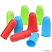 Protective Finger Caps/Silicone Finger Protectors - 9-Pack - Prevents Burnt Fingers while Crafting with Glue Gun, Hot Wax, Soldering Iron - Also Protects when Sewing, Arranging Roses, etc.