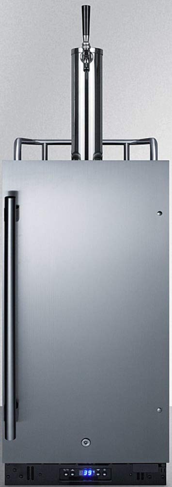 Summit Appliance SBC15WK 2.9 cu ft Kegerator Stainless Steel