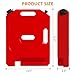 2 Pack 2.2 Gallon/10 Liter Portable Stackable Storage Container，for Cars, Motorcycles, Trucks, ATVs, Boats & RVs,Cannot hold drinking water.