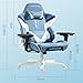 Ergonomic Gaming Chair One-Piece All-Steel Frame Multifunctional Robotic Arm Sedentary Comfortable Gaming Chair Reclining Chair Home Computer Chair B BlackRed