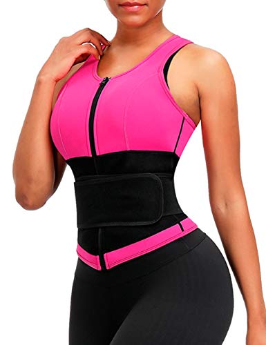 Waist Trainer Fat Burning Corset for Weight Loss Body Shaper Workout Waist Corset Trimmer Belt XL