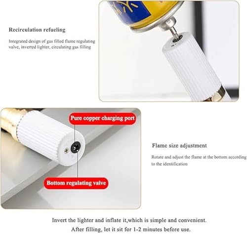 Encendedor Recargable en Forma de Lápiz Labial Blanco miniatura 5