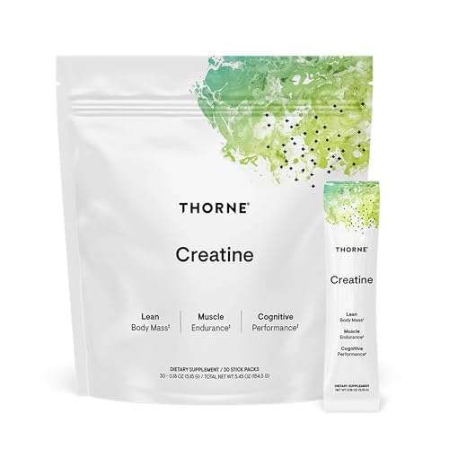 Image of THORNE Creatine - Micronized Creatine Monohydrate Powder - Support for Muscles & Cognitive Function* - for Women & Men - Unflavored - NSF Certified for Sport - 5 g per Serving - 30 Servings