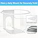 Metal Router Wall Mount Shelf for TP-Link Deco X20, X55, X55 Pro, X60, X68, XE75, XE75Pro, X90, PX50 Mesh WiFi 6 - Space Saving Router Mount Bracket Holder Stand for TP-Link Easy to Install, White