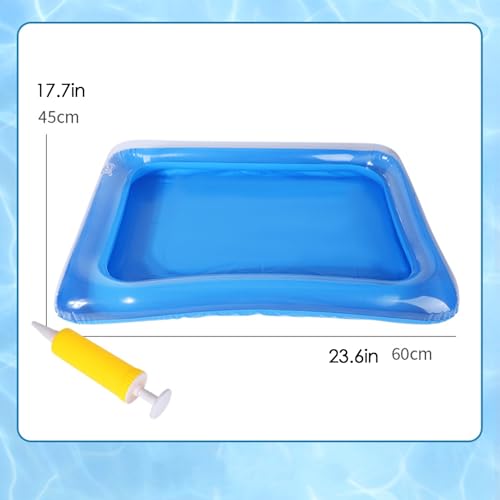 Baño Inflable para Pies Plegable de PVC Multiuso miniatura 2