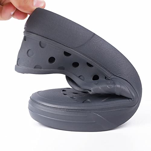 Voko Clogs Black Women,Work Shoes,Women Slip Resistant Nurse Shoes,Slip On Slides Beach Shoes (Grey, Numeric_7) #TOP7
