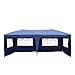 Produktbild Outsunny 3x6m Pavillon Faltpavillon Faltzelt Partyzelt Gartenzelt inkl.4 Seitenteile Blau