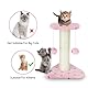 Kratzbaum für Katzen aus recyceltem Karton, kompaktes Design, einfach zu montieren, ideal zum Schärfen von Nägeln und zur Verringerung von Stress bei Katzen.