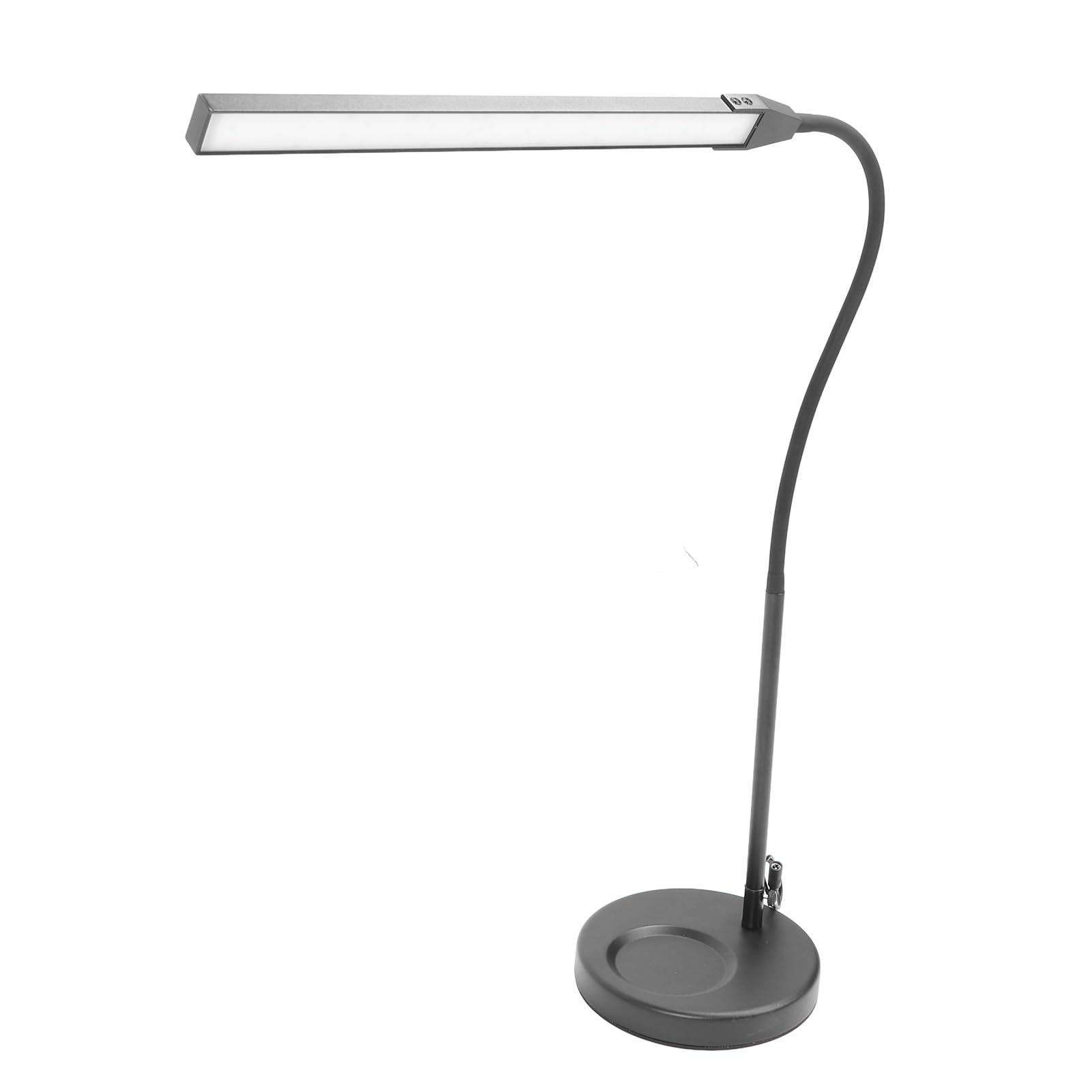 Lámpara de escritorio LED inteligente con atenuación continua, base y pinza, 3 temperaturas de color (3000K-6000K), luz con clip, plegable, con pinza para leer, ideal para el