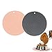 ZEACCT 2PCS Tappetini Sottociotola Per Cani Gatti Silicone Tappetino Antiscivolo Per Ciotola Cane Tappetino Per Ciotola Di Cibo Antiscivolo Per Animali Per Ciotola Per Acqua, Tappetino Per Cibo