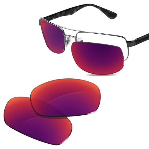 Image of 100% Precise-Fit Replacement Sunglass Lenses for RayBan RB3445 61mm