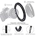 82mm to 95mm Step Up Ring Filter Adapter Metal Step Up Ring,Compatible with All 82mm Camera Lens & 95mm UV,ND,CPL Accessories,Made of CNC Machined Aluminum(82-95mm)