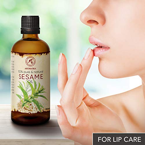 Sesamolie (koudgeperst) 100ml, 100% puur natuurlijke basisolie - dragerolie - rijk aan mineralen & vitamines voor… - Image 8
