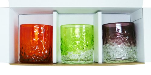 Set de regalo 3 piezas de vasos Bumpy Glass