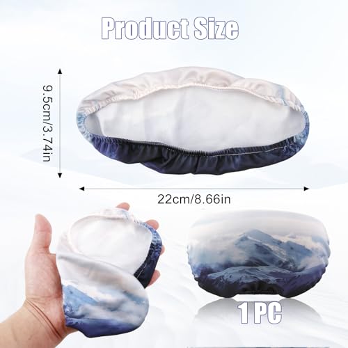 JYSILIYH Microfiber Protective Goggle Cover,Protective Ski Goggle Cover,Ski Snowboard Goggle Cover Sleeve,Snow Goggles Cover,Ski Accessories (Mountain)