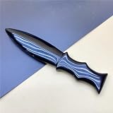 Bellissimo Pugnale di ossidiana naturale cristal fatto a mano protezione coltello pietra uomini regali talismano magico spada decorazione strega(Obsidian Dagger 1)