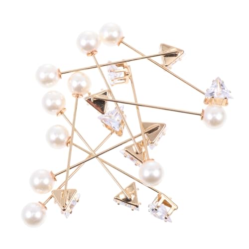 Broches pour manteau femme lot de 10 clips de robe en alliage métallique chic