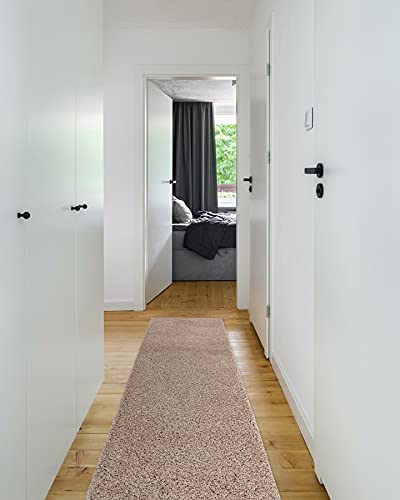 Alfombra de pasillo SOFFI Beige: pelo largo de 5cm y confort térmico para tu hogar 2