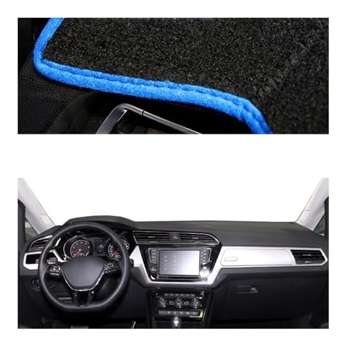 Alfombrilla para salpicadero de coche Touran MK2 2016-2020 protectora negra