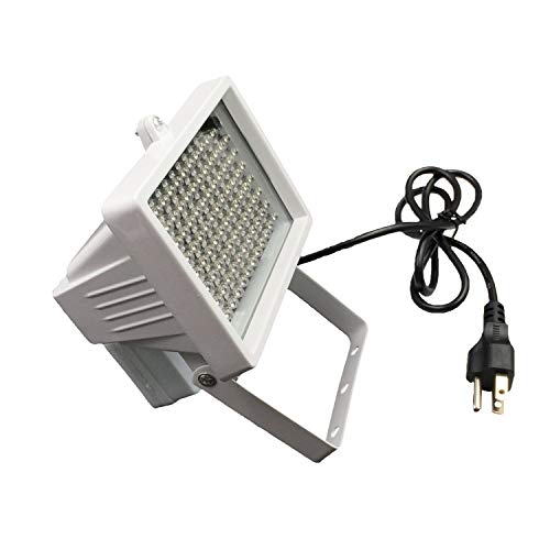 Dmetric Ir Illuminator, Ac 110V - 220V 850Nm Infrared 96 Led Night Vision Waterproof Lamp For Indoor Outdoor Security Cctv Camera, Long Range 80M (263 Feet) And Wide Angle 60 Degree #TOP1