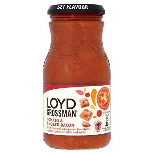 Loyd Grossman Sauce tomate bacon fumé - Le bocal de 350g Cover