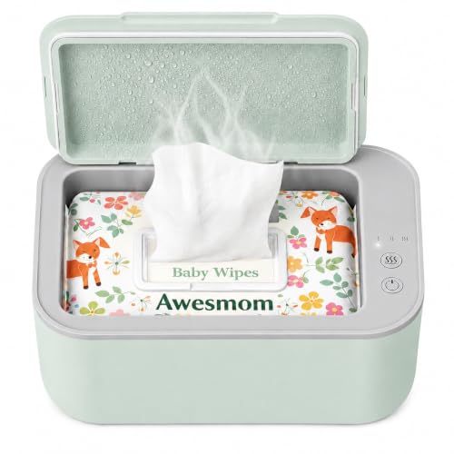 Baby Wipe Warmer, Large Capacity, 4 Temp Modes, Green