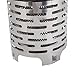 Gavigain Camping Mini Heater, Camping Mini Heater Camping Stove Portable Stainless Steel Tent Heating Cover Folding Warming Stove Cover for Outdoor Backpacking Hiking Traveling BBQ.