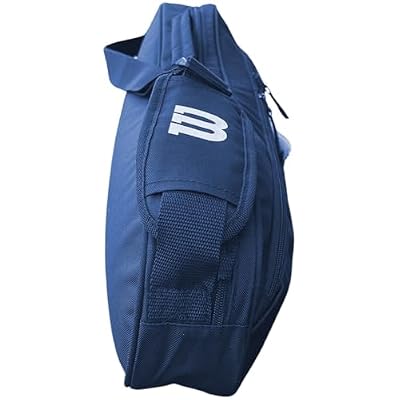 Wilson Federer Pro Staff Precision XL 110 Gloss Red Tennis Racquet in Grip Size 4 3/8 Bundled with a Navy Advantage 2.5 Tennis Bag (Incredible Feel and Control)