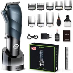 Oraimo MasterCut Pro Hair Clipper, X-Shaped Blade, No Snag, No Pullling | Zero-Gap, 5-Hour Battery, Smart Speed Control Chip, 10000 RPM Brushless Quiet Motor, Ceramic Blades, Complete Grooming Set