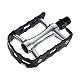 Wellgo Pedale PED/MTB149 Paar Pedal in Silber und Schwarz