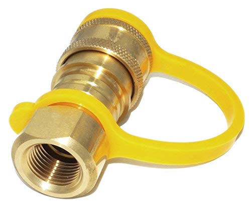 Hongso Quick Connect Brass Fitting Disconnect for Low Pressure Appliance, 3/8