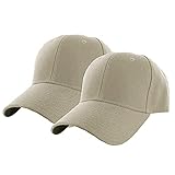 Sonnenhut Damen,Hut Mens Solid Sport Lässige Farbe 2PC Baseballmützen Mützen Herren Schwarz (Beige, One Size)