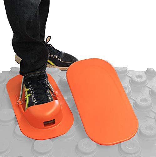 Bekotec-Schuhe passend für Jede Schuhgröße mit haltbarer Metallspirale und glatter Sohle; 1 Paar; orange - Art.-Nr. 12667