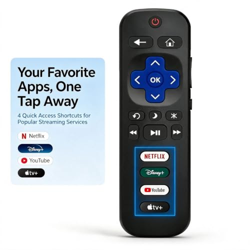 Image of B Brainice Replacement Remote Control for Roku TV
