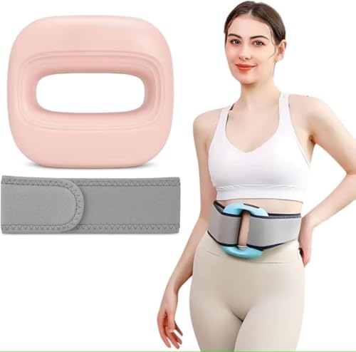 Image of Belly Fat Massager Belt, Belly Fat Burner Body Shaper, Wearable Vibration Belt for BellyAdjustable Slimming Massage Belt with Digital Display, USB Rechargeable, Storage Pouch(ring massager)