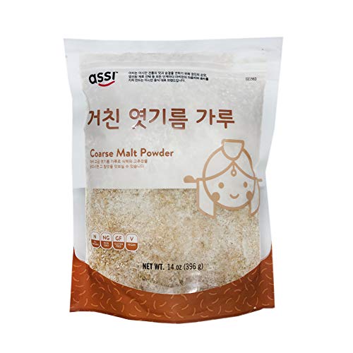 Malted Barley Flour Malt Powder Resealable Bags 14oz 엿기름 가루