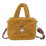 【Design unico】Riceverete un Capibara Peluche Borsetta Bambina. Borse a Tracolla per bambini con ricamo unicorno, rendendola carina e accattivante, pur essendo creativa e interessante.