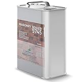 DeckGeneral High Gloss Masonry Sealer 5745 - Heavy Duty Outdoor Concrete Sealer - Multi-Purpose Acrylic-Based Waterproof Coating for Bricks, Mortar, Patio, Stairs, Walls, Pavement Etc. - 1 Gallon